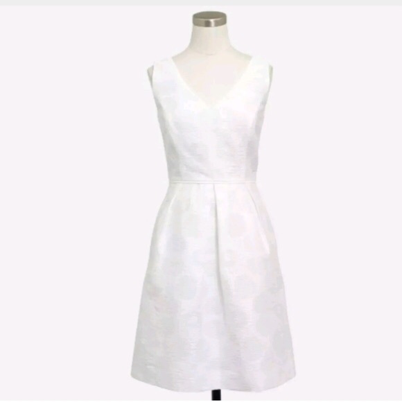 NWT | 2 | J.Crew Factory White Pocket Dress - Picture 3 of 8